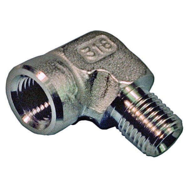 SES 1/4" Street Elbow Steel Coupling 6000PSI High Pressure